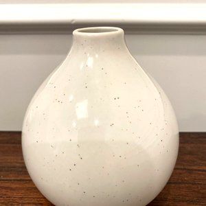 NEW IKEA LIVSVERK Vase Cream  5" Stoneware